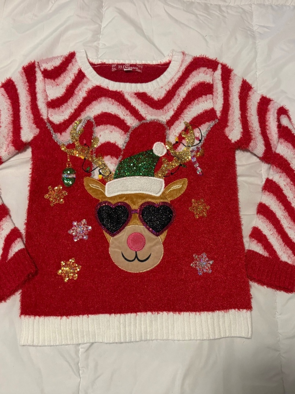 Girls Ugly Sweater Size XL(16)